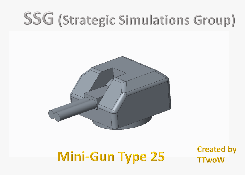 Mini-gun Type 25 For Lego , Png Download - Tool, Transparent Png