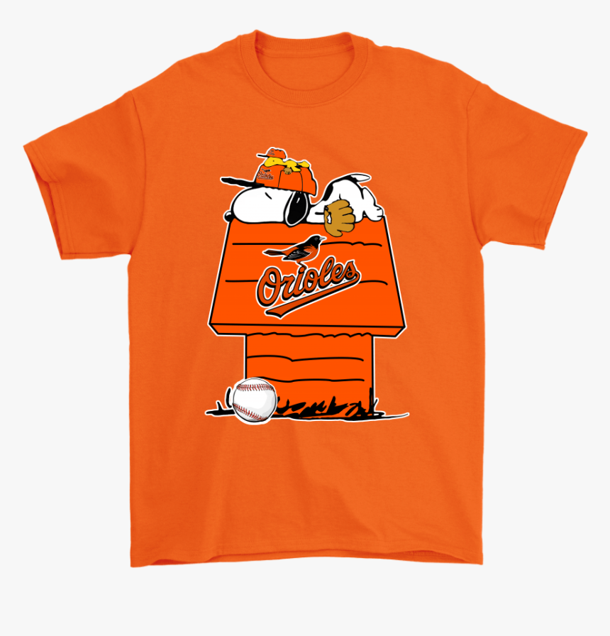 Baltimore Orioles Snoopy And Woodstock Resting Together - Grinch Shirt, HD Png Download