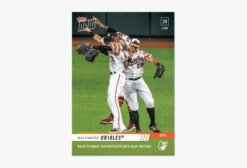 Baltimore Orioles  Mlb Topps Now® Card - College Baseball, HD Png Download