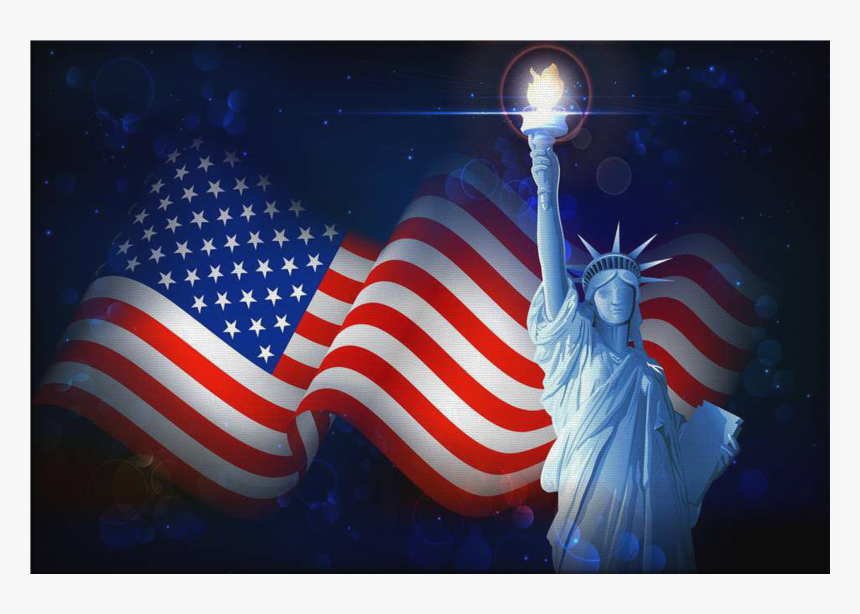American Flag Png Transparent Background, Png Download