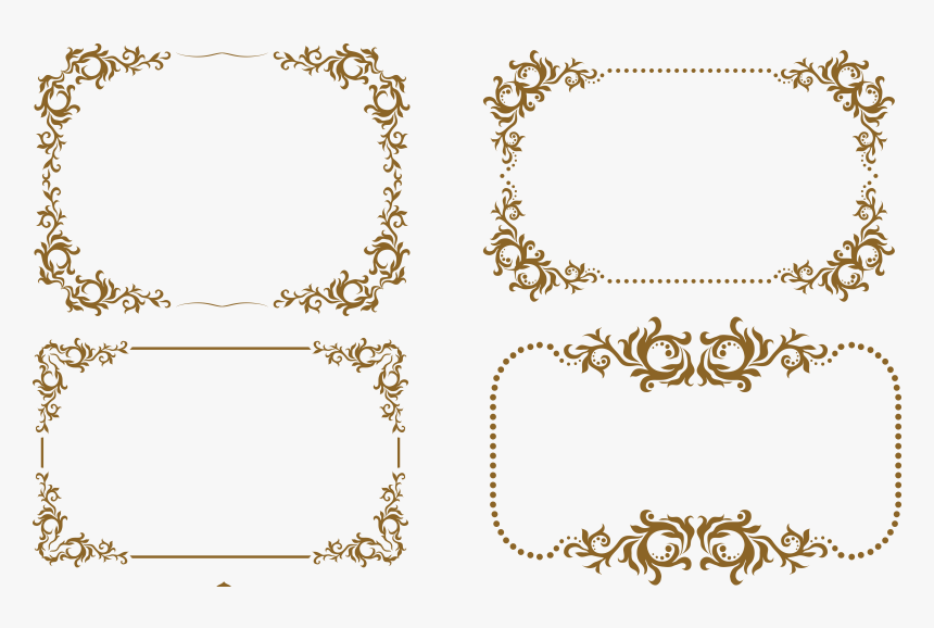 Kisspng Ornament Picture Frame Clip Art Frame Euporean - Art Deco Decoration Graphic, Transparent Png