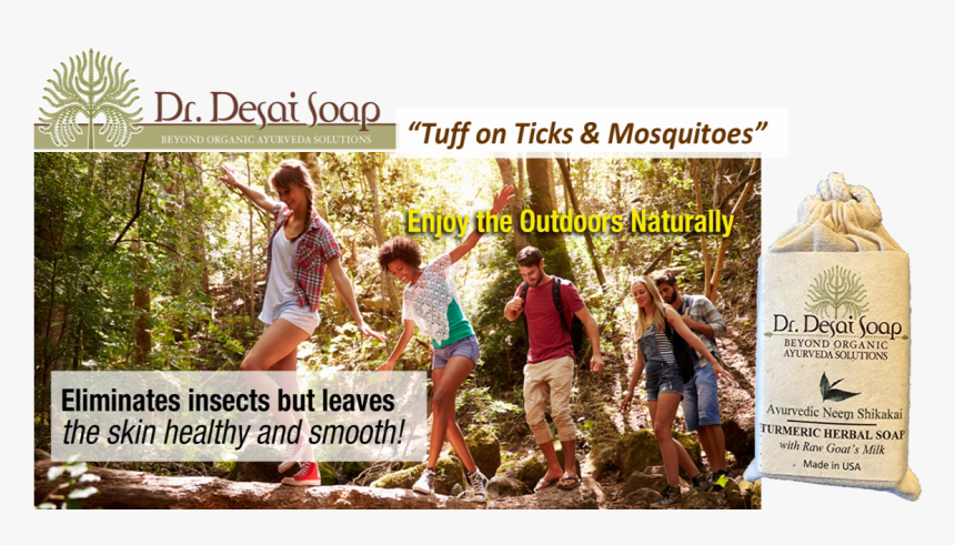 All Natural Insect Repellent Herbal Soap - Hiking, HD Png Download