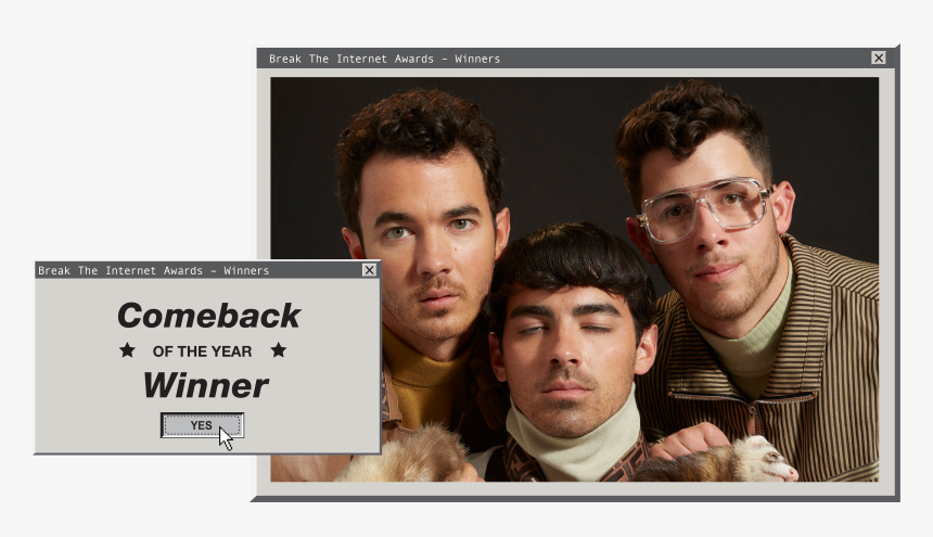Jonas Brothers 80s Photoshoot, HD Png Download