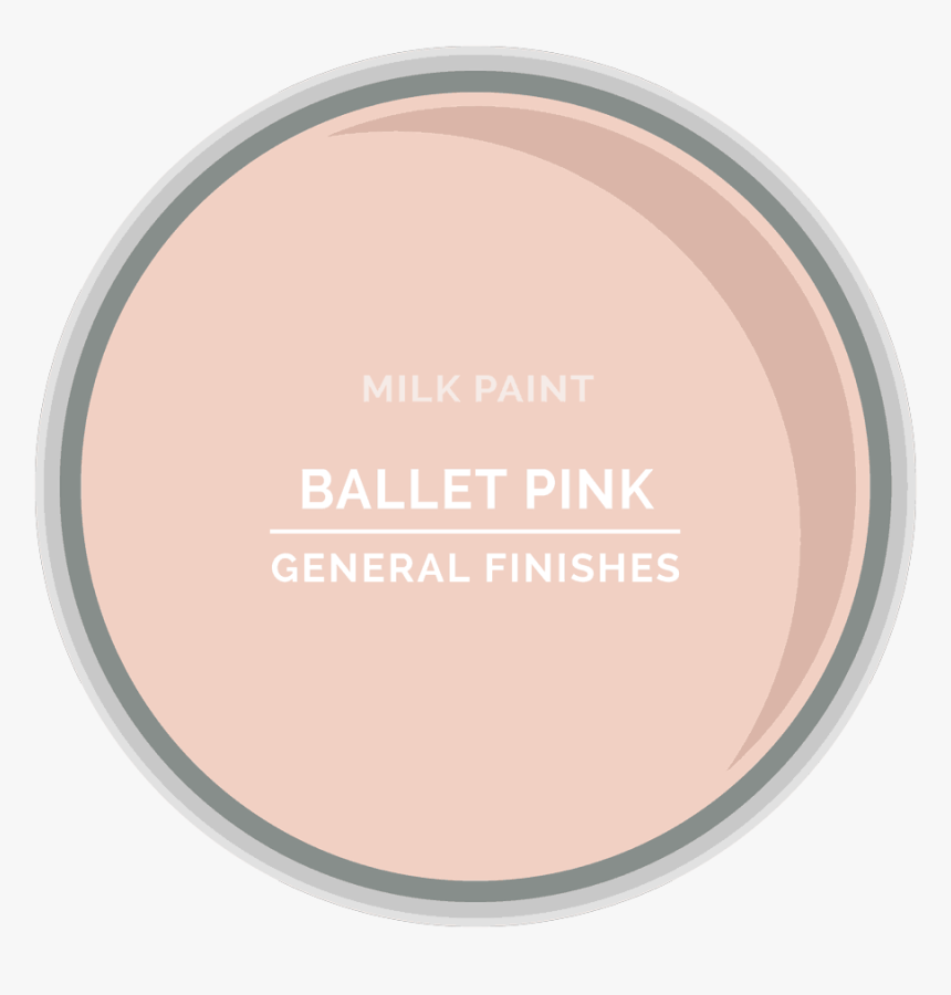 Ballet Pink Milk Paint Color Chip - Circle, HD Png Download