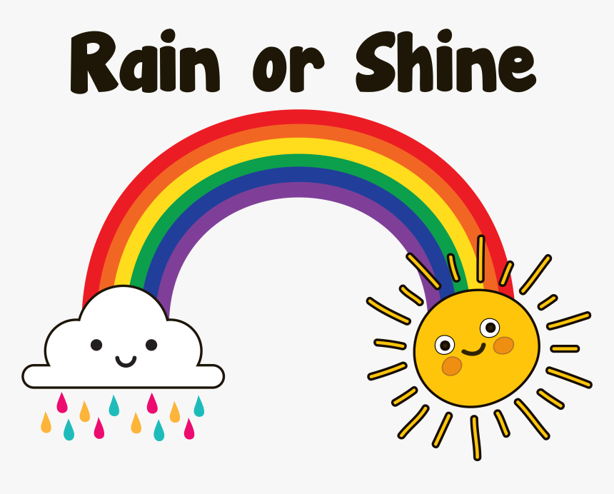 Rain Or Shine Clipart, HD Png Download