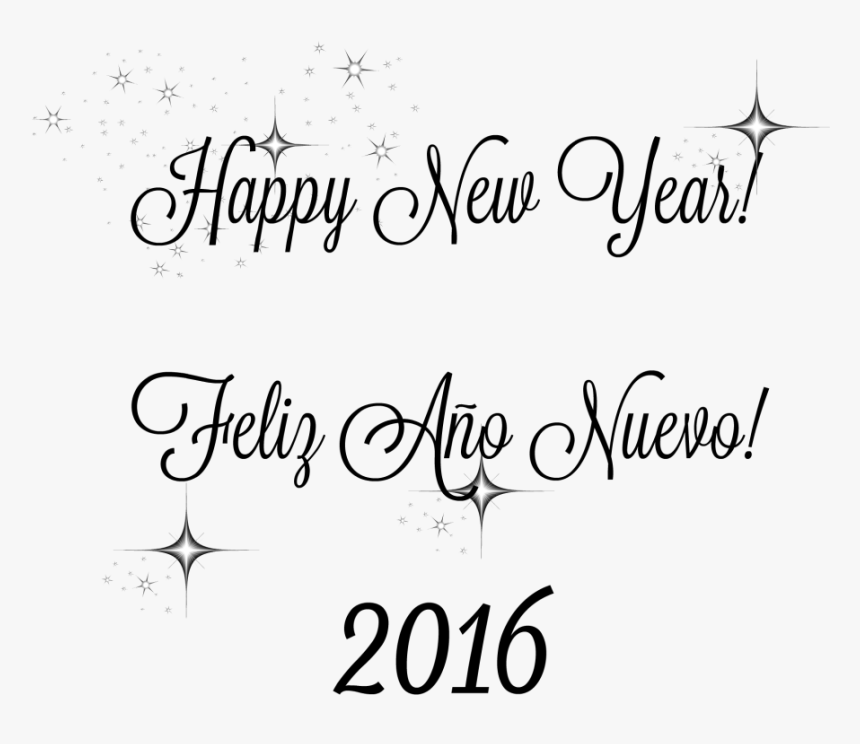 Happy New Year - Calligraphy, HD Png Download