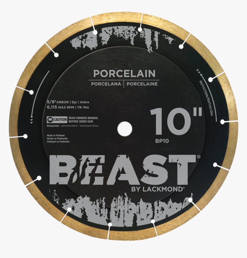 Beast Pro - Hard Porcelain - Lackmond Beast 10 Blade, HD Png Download