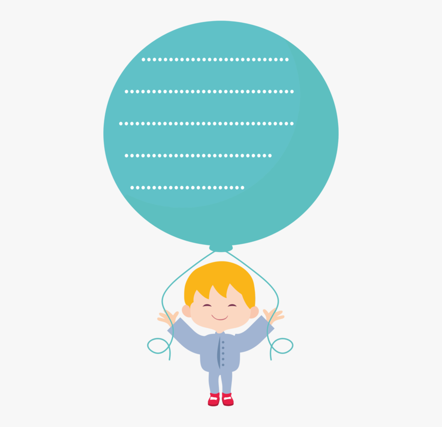 Blue,human Behavior,joint - Oración Con La Plabara Globos, HD Png Download