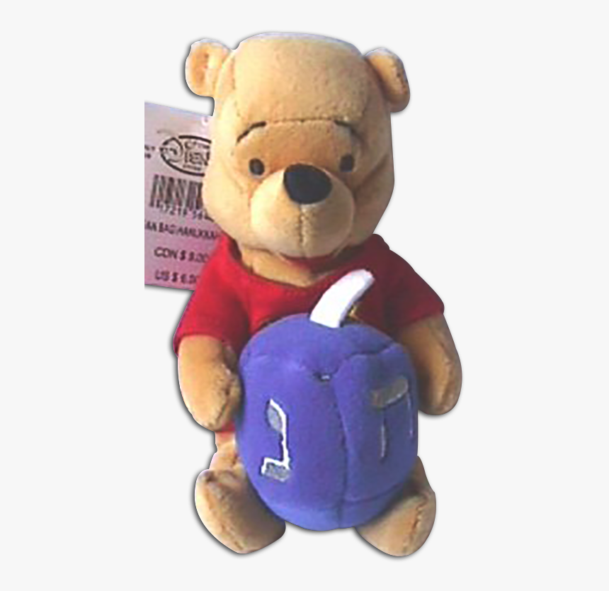Winnie The Pooh Hanukkah Plush Disney Store Stuffed - Teddy Bear, HD Png Download
