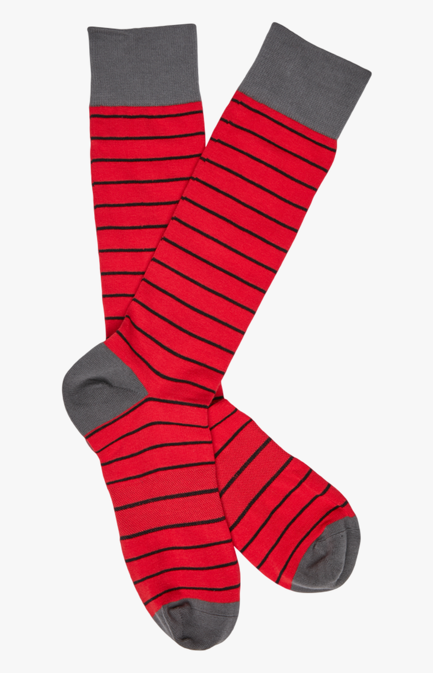 Red And Black - Hockey Sock, HD Png Download