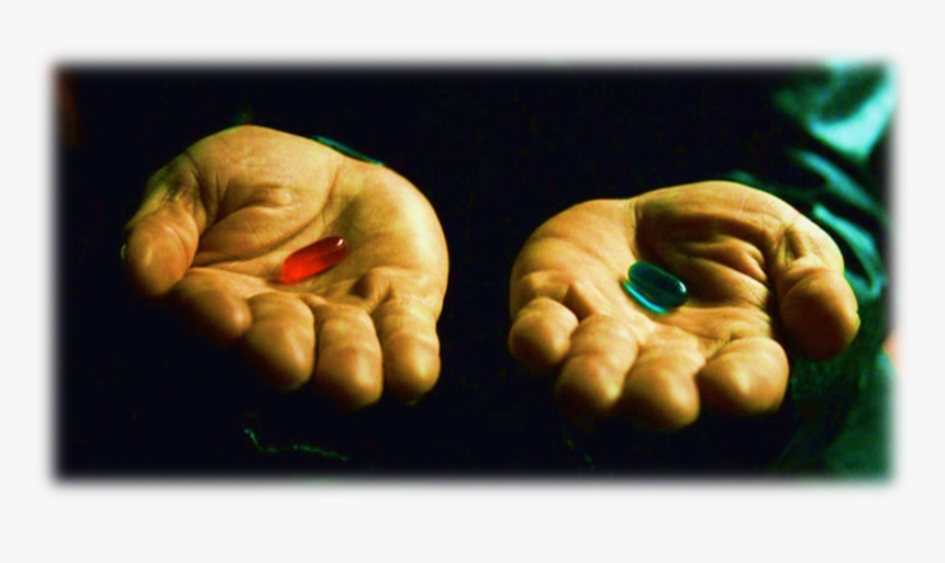 Red Pill Blue Pill, HD Png Download