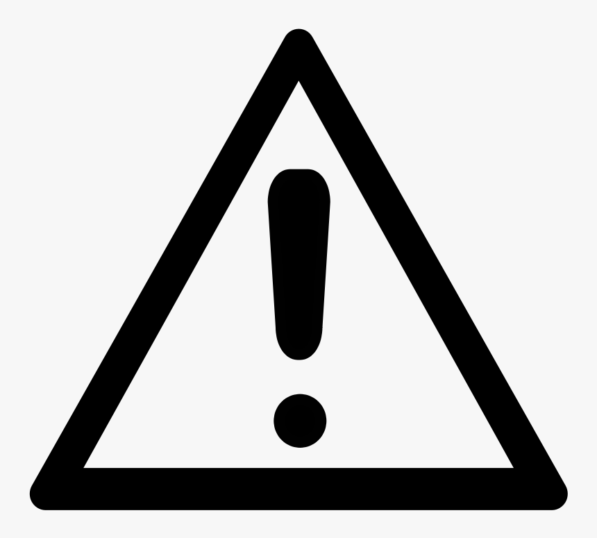 Report Problem Icon - Exclamation Mark Icon Triangle, HD Png Download ...