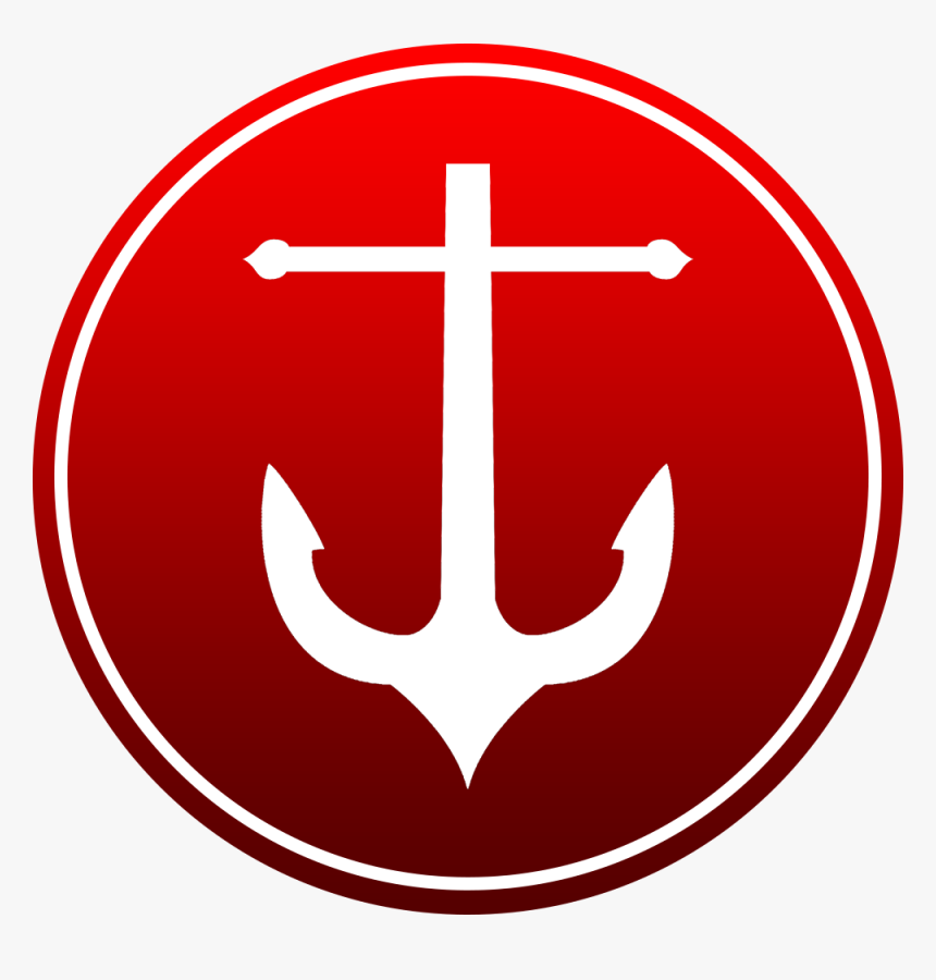 Anchored At Heart Icon, HD Png Download