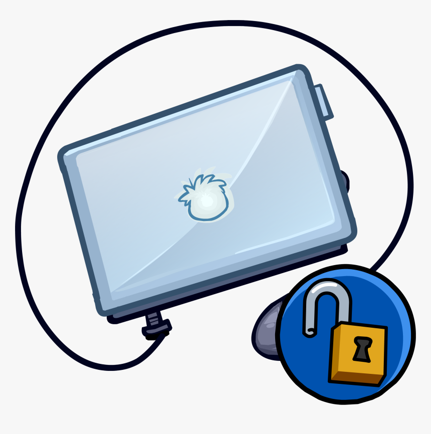 Club Penguin Rewritten Wiki - Laptop Club Penguin, HD Png Download