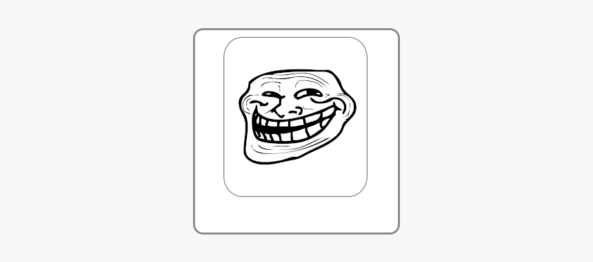 Troll Face Cherry Mx Keycap - Cartoon, HD Png Download