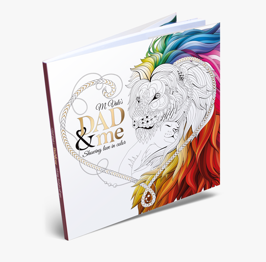 Valo S Dad & Me Coloring Book For Adults And Kids - Illustration, HD Png Download