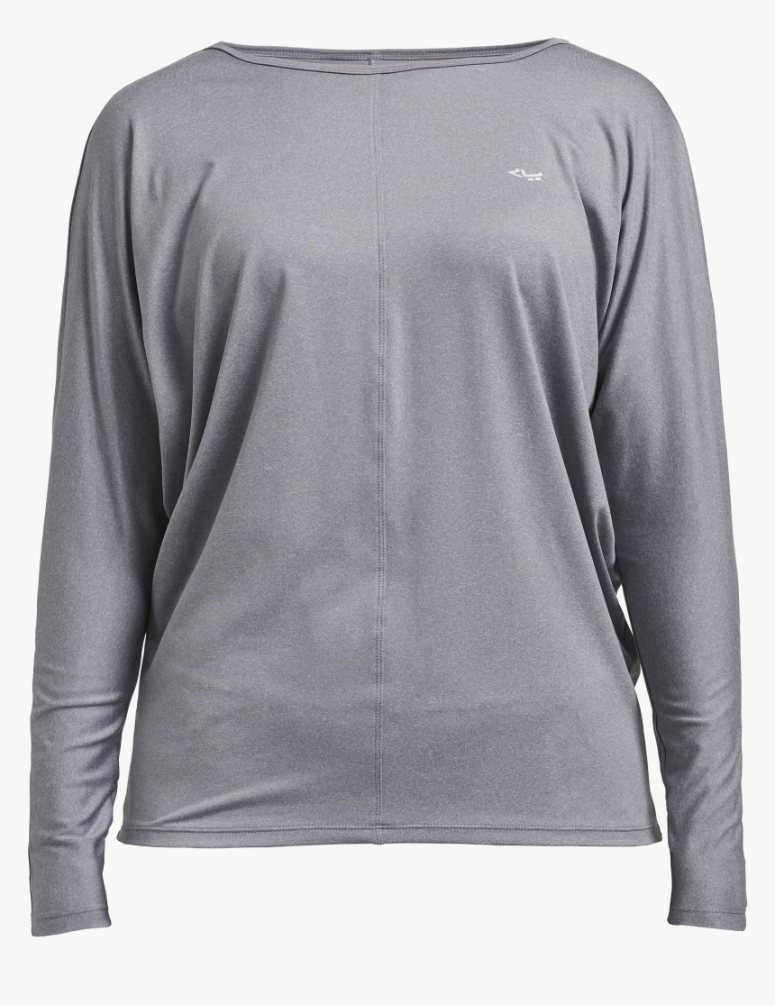 Drape Top, Grey Melange - Cardigan, HD Png Download