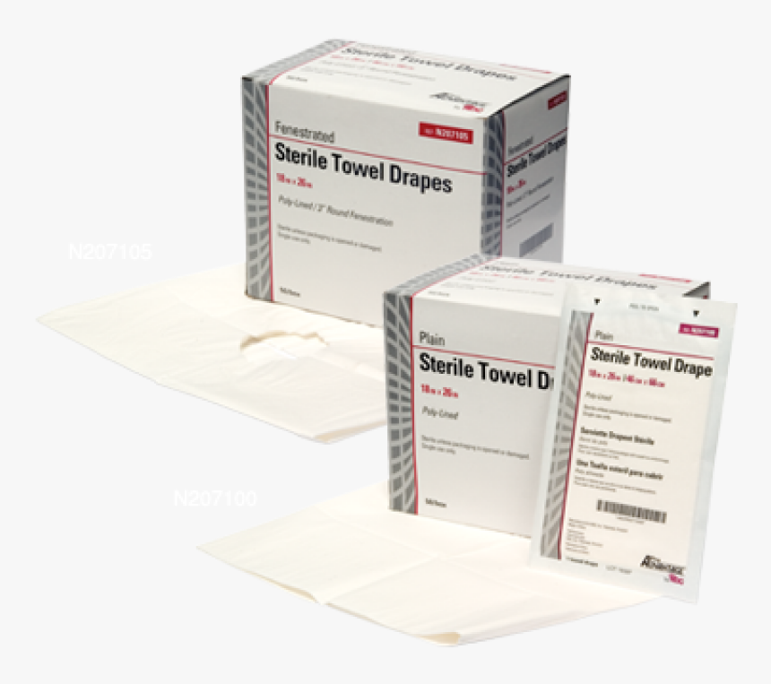 Fenestrated Towel Drape - Sterile Towel Drape Non Fenestrated, HD Png Download