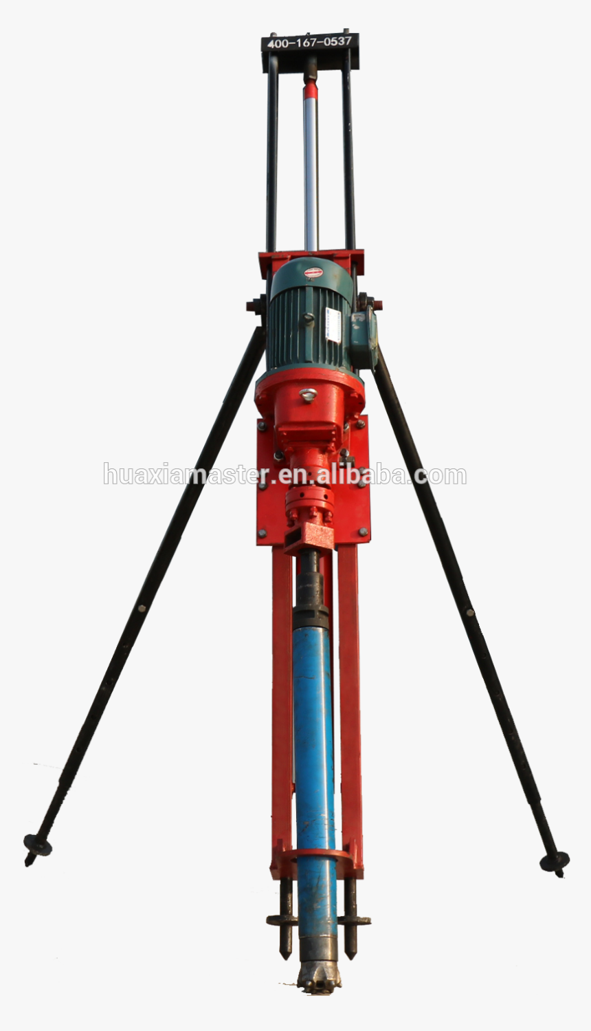 Kqz-70d Air Compressor Electric Jack Hammer Drilling - Tripod, HD Png Download