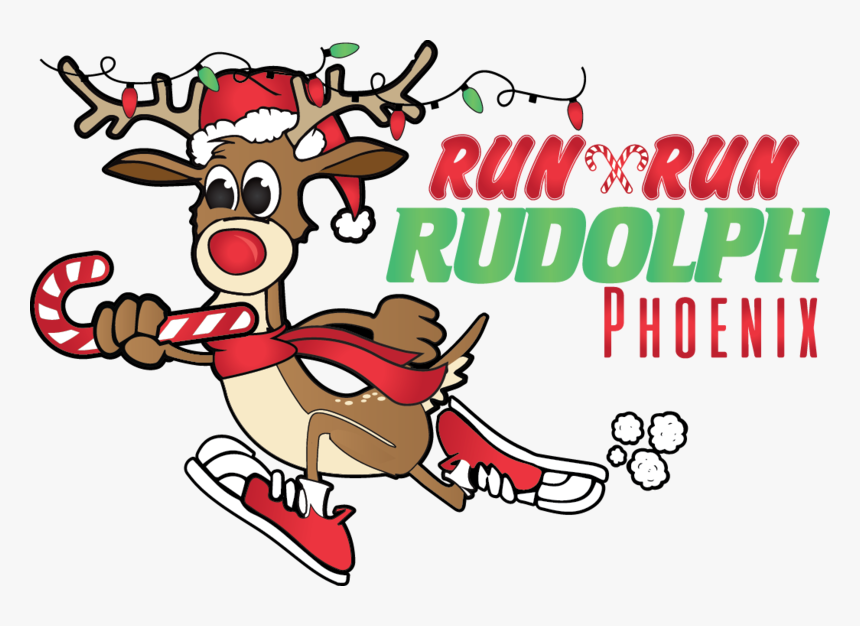 Phoenix Run Run Rudolph Half Marathon / Quarter Marathon - Run Run Rudolph, HD Png Download