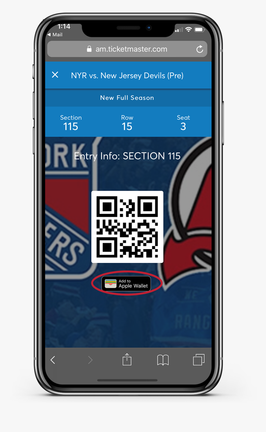 Madison Square Garden General Admission Mobile Ticket, HD Png Download