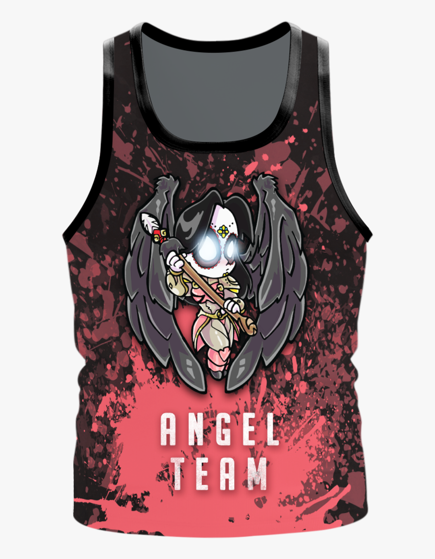 Dark Angel Singlet - Cartoon, HD Png Download