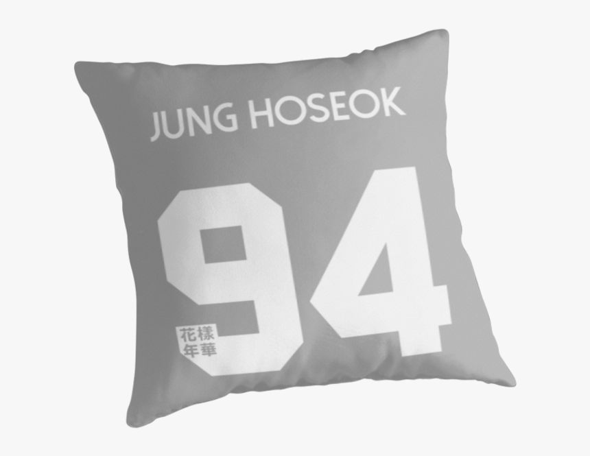 Jung Hoseok Real Name Bts Member Jersey Hyyh - Cushion, HD Png Download