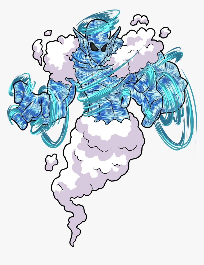Air Elemental - Cartoon, HD Png Download