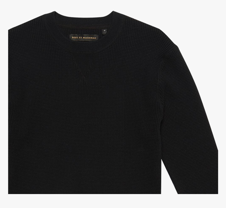 Waffle Knit Crew - Sweater, HD Png Download