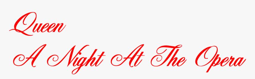 Queen A Night At The Opera - Night At The Opera Logo Png, Transparent Png
