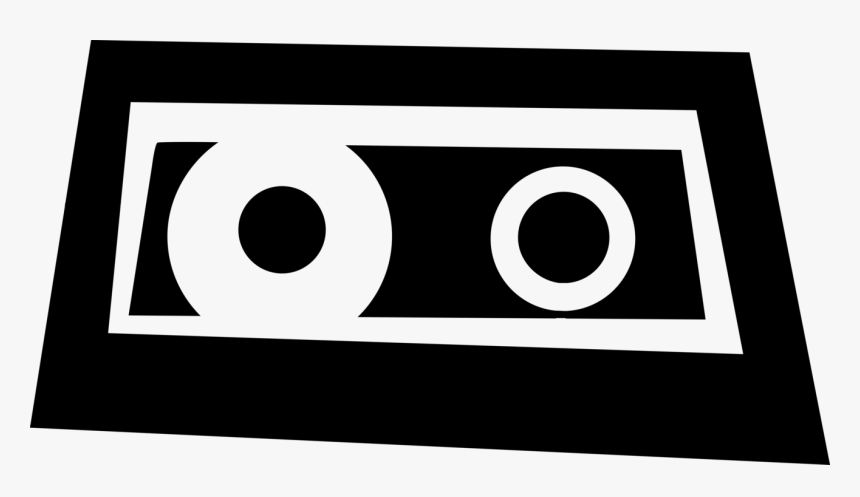 Vector Illustration Of Videotape Magnetic Tape For - Circle, HD Png Download
