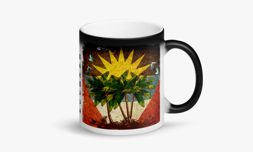 Grunge Flag Matte Black Magic Mug - Mug, HD Png Download