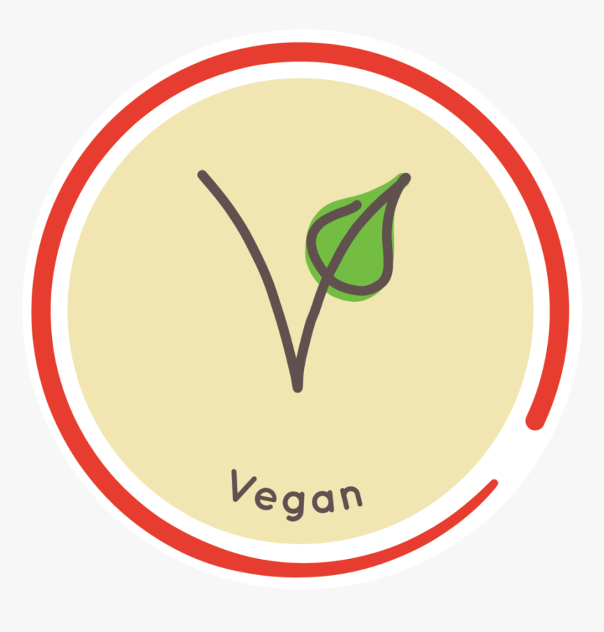 Badge Vegan - Circle, HD Png Download
