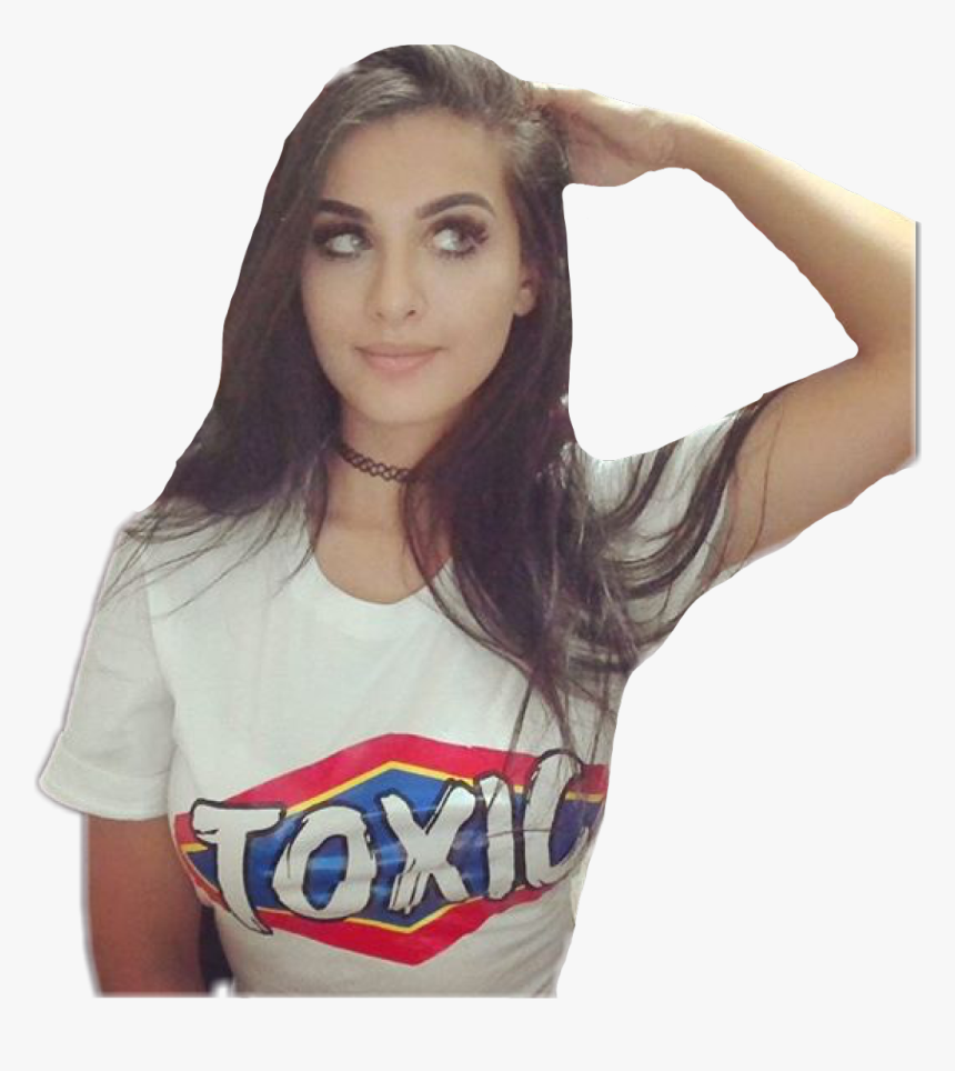 #toxic #sssniperwolf #freetoedit - Sssniperwolf Toxic T Shirt, HD Png Download