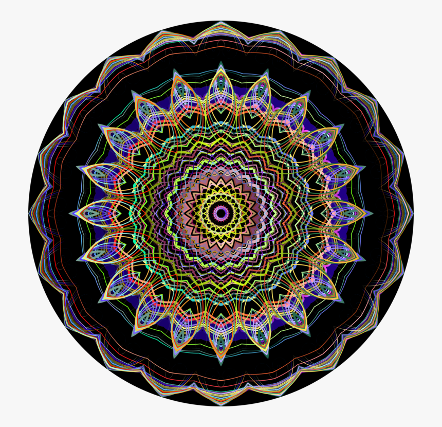 Art,symmetry,fractal Art - Circle, HD Png Download
