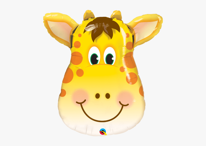 [unicorn] 33inch Magical Purple Unicorn Foil Balloon - Giraffe Head Shape, HD Png Download