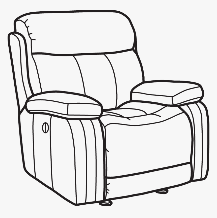 Danika Fabric Power Gliding Recliner Power Recliner - Club Chair, HD Png Download