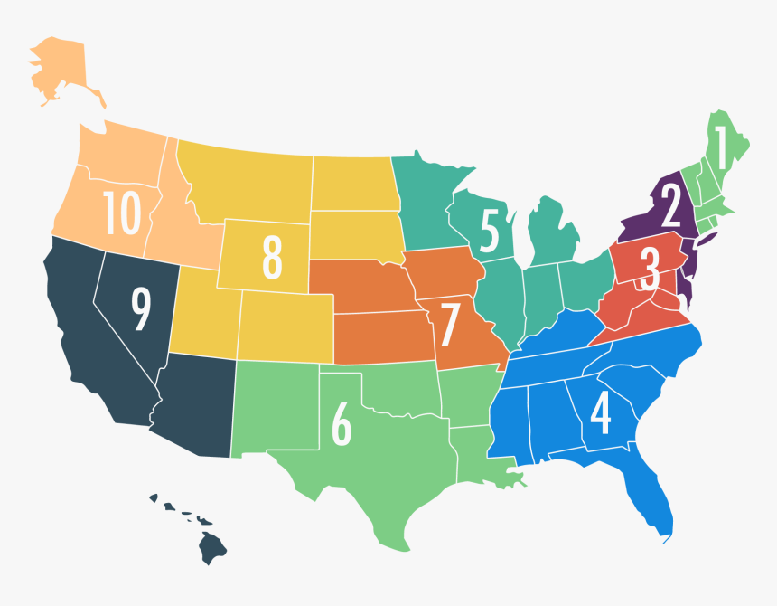 Us Regions, HD Png Download