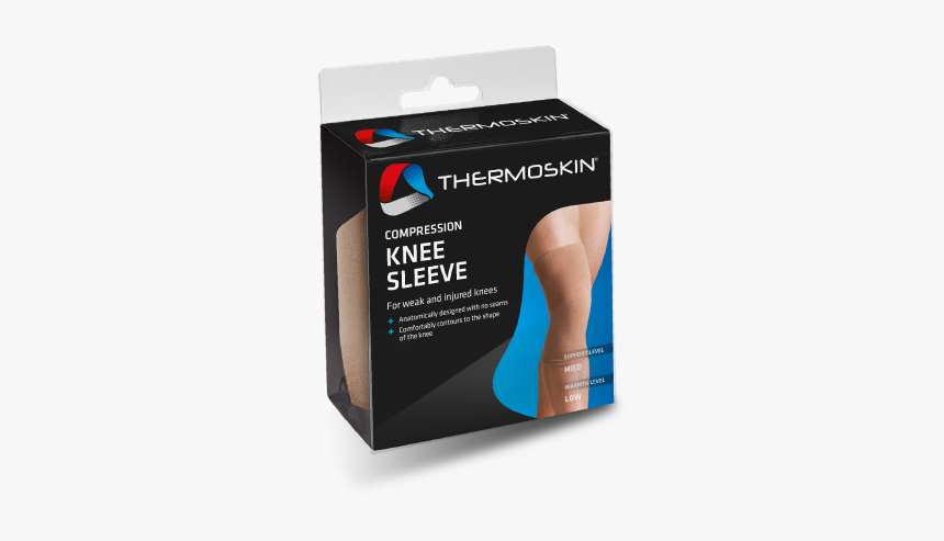 Thermoskin Compression Knee Sleeve - Thermoskin Wrist Wrap, HD Png Download