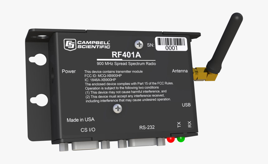 Rf401a 900 Mhz Spread-spectrum Radio - Device Complies With Part 15, HD Png Download