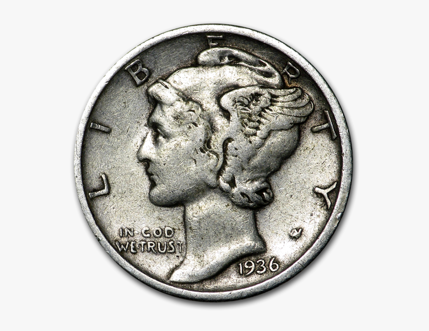 1937 Coin Value Mercury, HD Png Download