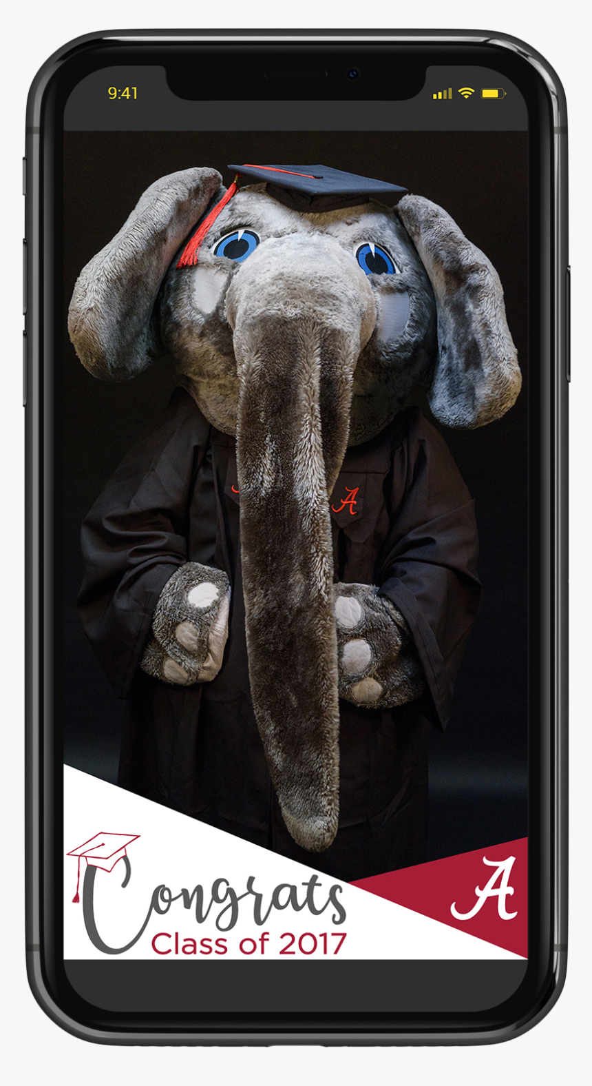 Congrats Grad Snapchat - Alabama Crimson Tide, HD Png Download
