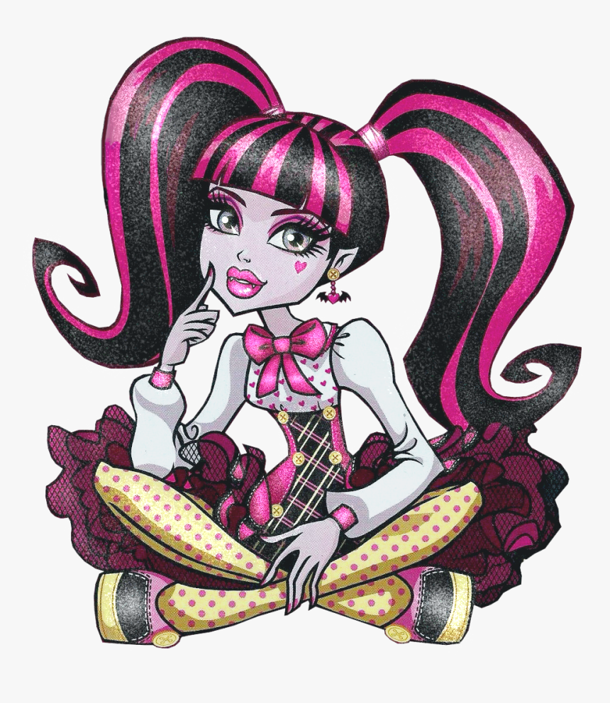 #ftestickers #monsterhigh #stickers #sparkly #draculaura - Monster High Characters, HD Png Download