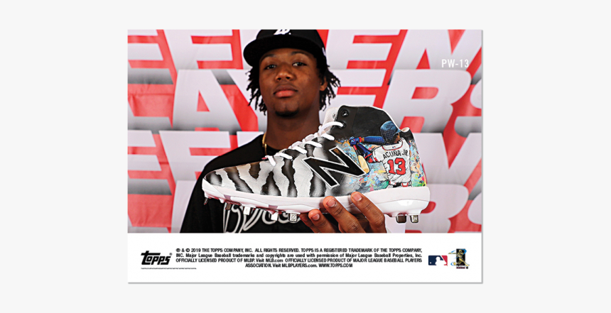 2019 Atlanta Braves Topps Now® Players Weekend 6 Card - 2019 Players Weekend Cleats, HD Png Download