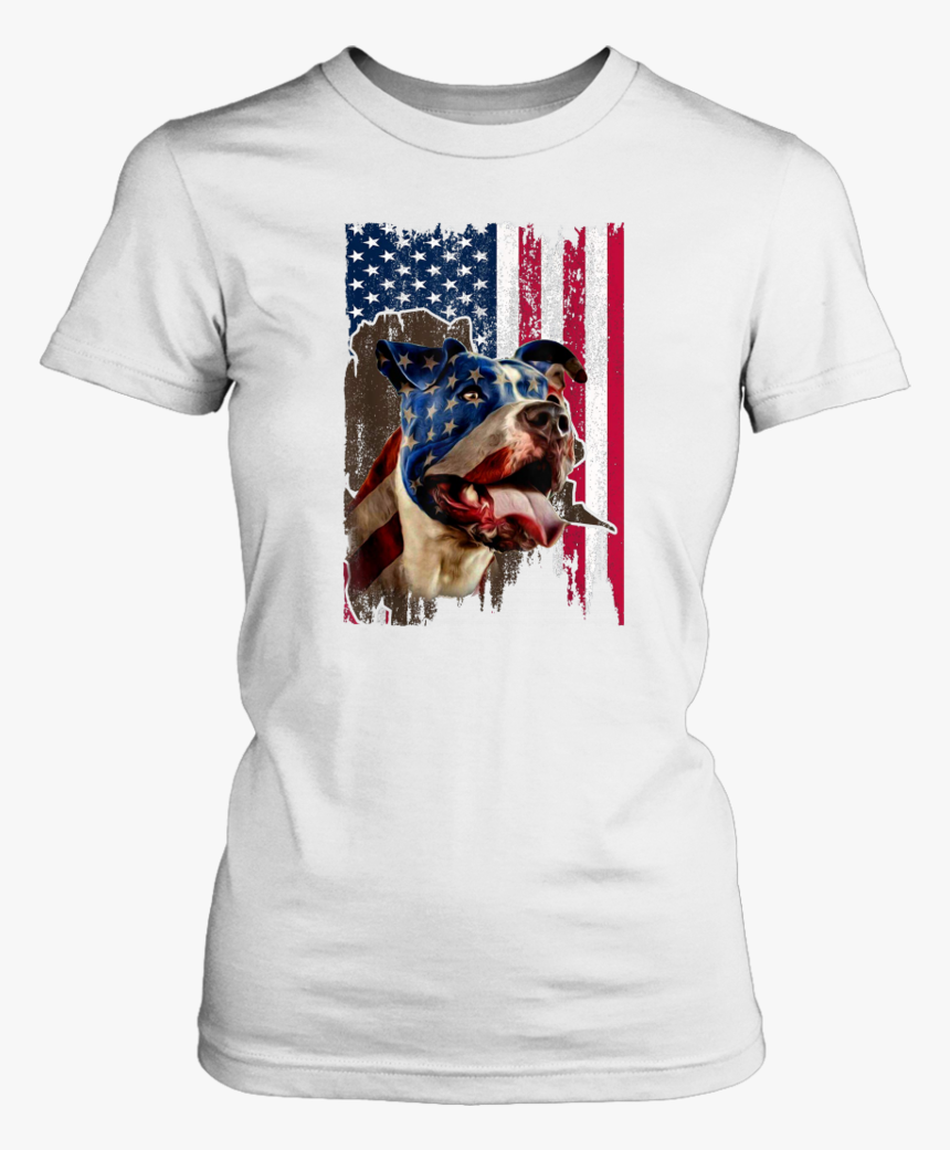 Pitbull American Flag Vintage Independence Day 4th - Your Speed Doesn T Matter Forward Is Forward T Shirt, HD Png Download