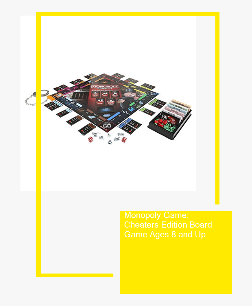 Hasbro Gaming Monopoly Game Board & Traditional Games - Monopoly Cheaters Edition, HD Png Download
