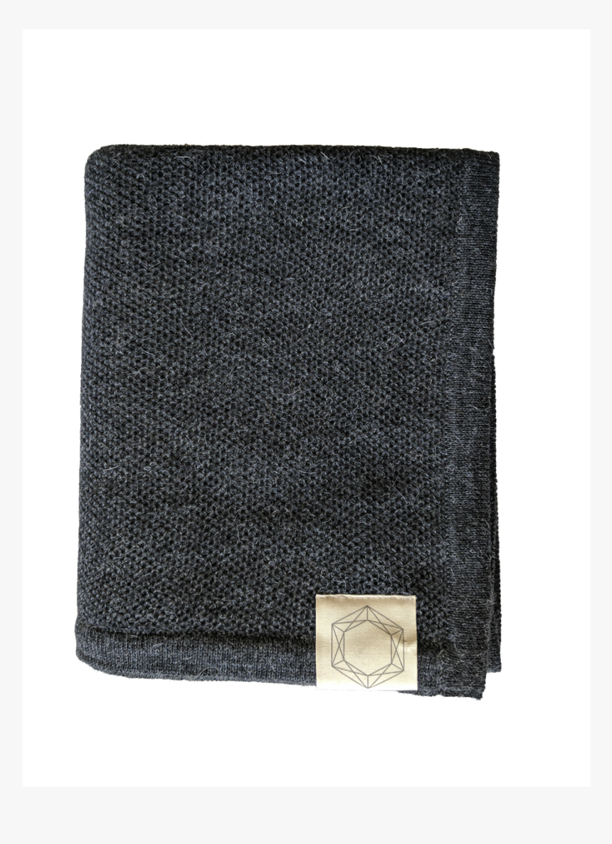 Baby Blanket Llama Wool // Porcupine Black // Plain - Wallet, HD Png Download