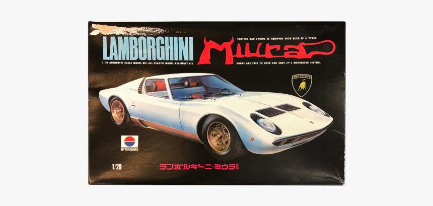 Www - Maquette - Hk - 1 10 Scale Model Lamborghini Miura, HD Png Download