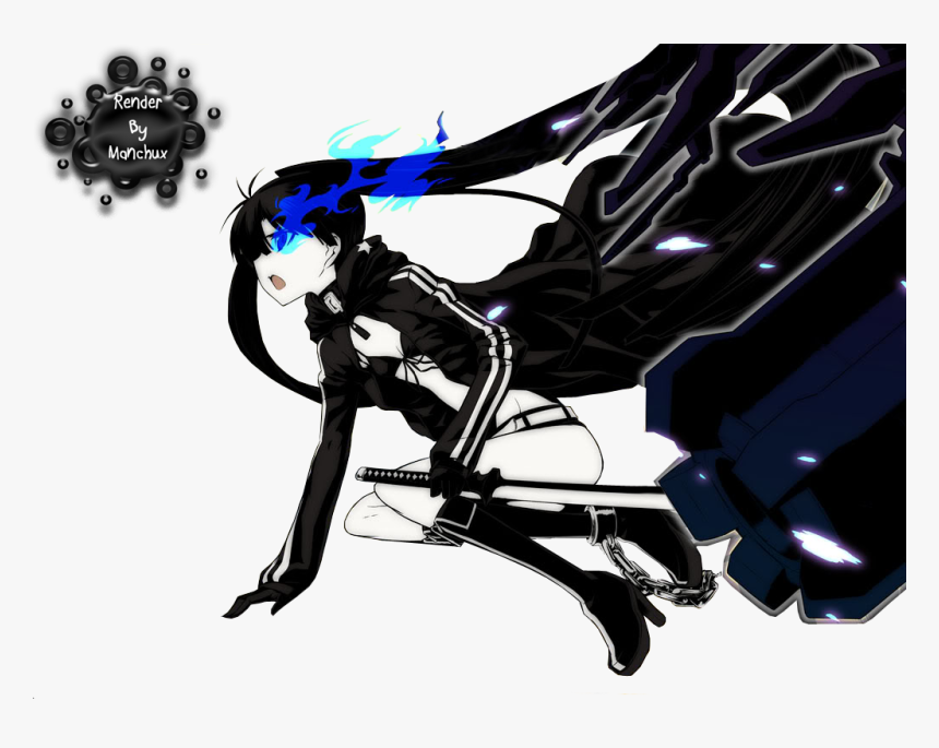 Black Rock Shooter Render, HD Png Download