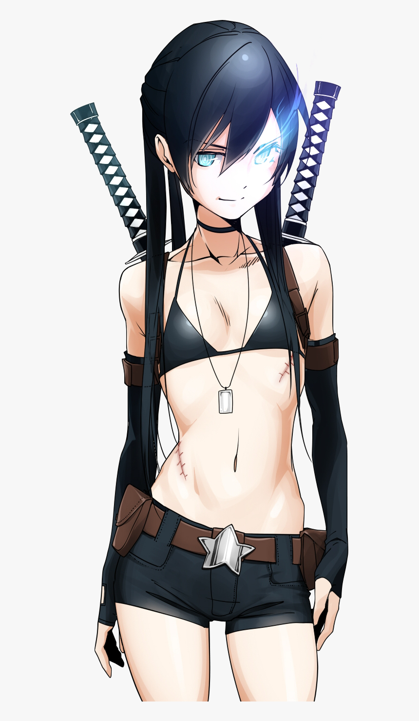 Black Rock Shooter Hot, HD Png Download